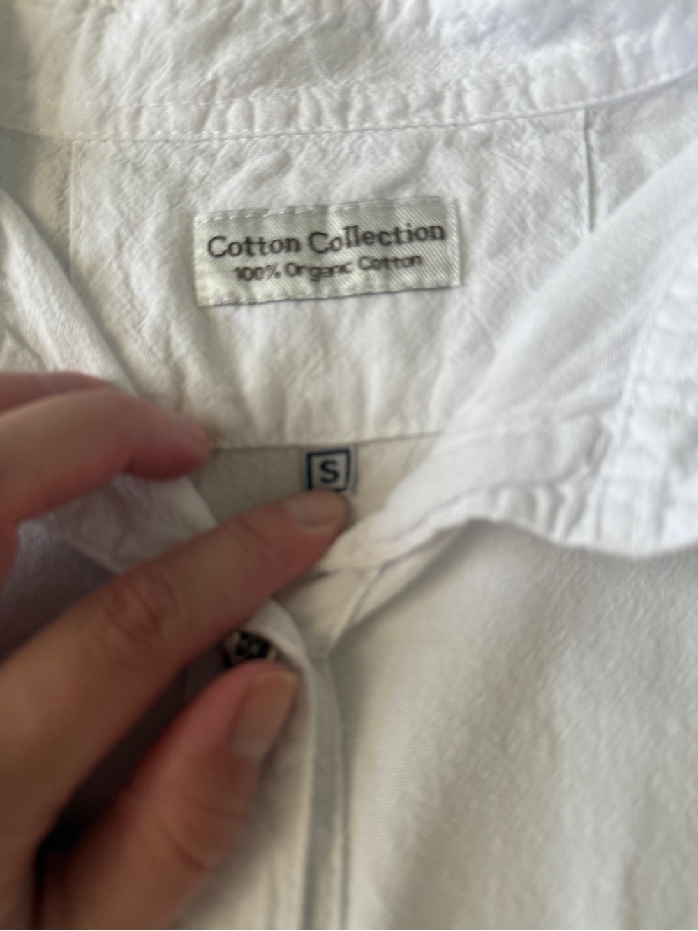 Cotton Collection White Shirt Dress - Picture 7 of 7